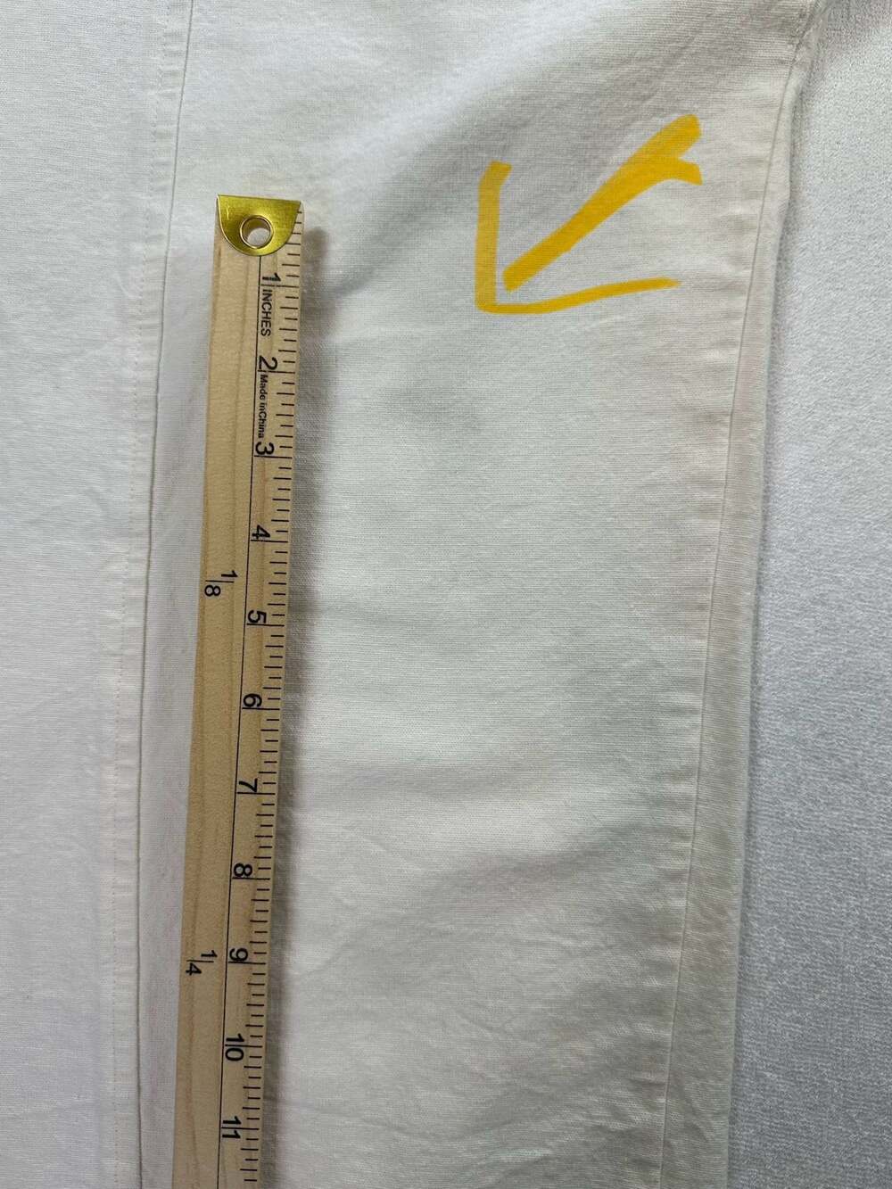 Free People Sky Rider Straight-Leg Ecru Paperbag Waist Pants Large - Picture 11 of 15